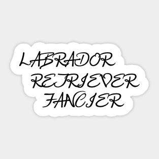 LR fancier Sticker